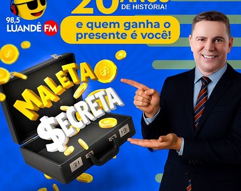 Na Moral faz história: 20 Anos da Luadê FM e lança a Maleta Secreta!